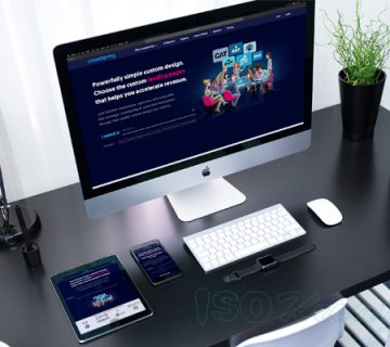 ISOKreatif Graphic Design Portfolio 5 Graphic Design Portfolio - Crowdspring Website Facelift, Web Development Project.