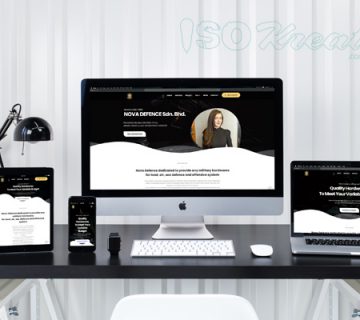 Nova Defence Official Website - Web Development Project